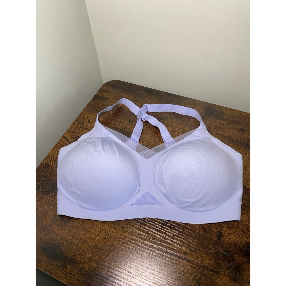 Honeylove Crossover Bra 36DDD/F Stretchy Smoothing Convertible Removable Pad